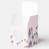 エンボスピンク赤面と花 フェイバーボックス (オープン)