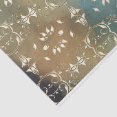 エンボスフェイク金ゴールドダマスククラシックデク華美ページ 薄葉紙 (詳細)