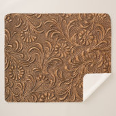 エンボスフローラパネル、銅 シェルパブランケット (正面(横))