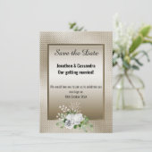 エンボスブロンズバラユーカリ日付を保存 (スタンド正面)