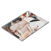 エンボスペースト絵を描油とレリーフ、 浮き彫り。プライマリ列 ノートブック (左側)