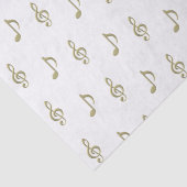 エンボスミュージックノート&トレブルクレフ、 音符記号ティッシュペーパー 薄葉紙 (詳細)