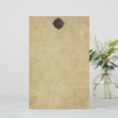 エンボスメダリオン – 線なし – 文房具 便箋 (スタンド正面)