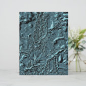 エンボスモーニンググローリーブルーフローラスクラップブック紙 (スタンド正面)