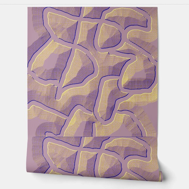 エンボスユニークアート「Ratti_Art_Art」の壁 壁紙 (ほどく)