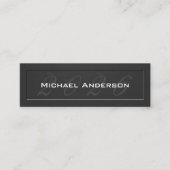 エンボスルックエレガントシニア・クラス卒業 コーリングカード (正面)