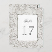 エンボスルックダムインオフホワイト ポストカード (正面/裏面)