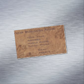 エンボスレザールック企業のビジネスマグネット マグネット名刺 (インサイチュ)