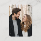 （エンボス加工された白いバラのクローズドカード） エンクロージャーカード (裏面)