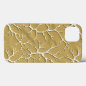 エンボス加工のカーキブランチiPhoneケースデザイン Case-Mate iPhoneケース (裏面 (横))