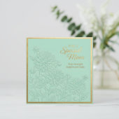 エンボス加工の花の母の日カード カード (スタンド正面)