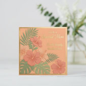 エンボス加工の花の母の日カード カード (スタンド正面)
