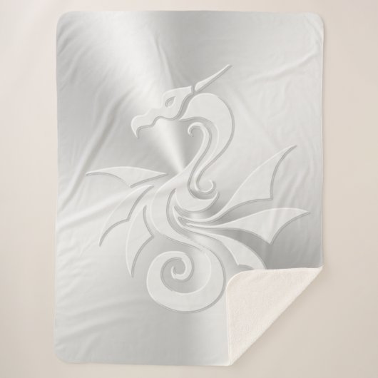 エンボス効果トライバル シェルパブランケット (正面)