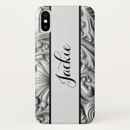 エンボス効果プリントケースメイトiPhoneケース Case-Mate iPhoneケース (裏面)