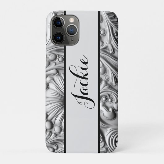 エンボス効果プリント Case-Mate iPhoneケース iPhone 11 Proケース (裏)