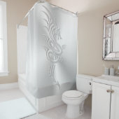 エンボス効果東ドラゴン シャワーカーテン (インサイチュ)