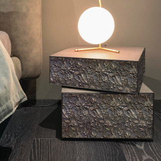 エンボス混合リーフパターンの切り離し 薄葉紙