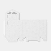 エンボス結婚の白フローラ フェイバーボックス (折り畳みなし)