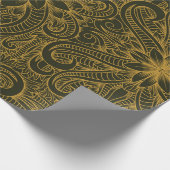 エンボス背景装飾アンティーククラシック ラッピングペーパー (角)