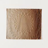 エンボス茶表面 タペストリー (正面(横))