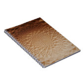 エンボス茶表面 ノートブック (右側)