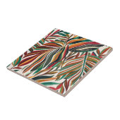 エンボス葉の色鮮やか付け タイル (側面)