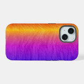 エンボス虹 iPhone 15ケース (裏面横)