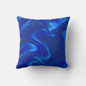 エンボス金ゴールドドラゴンオンブルーサテンプリント クッション (裏面)