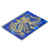 エンボス金ゴールドドラゴン ノートブック (左側)