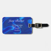 エンボス金ゴールドドラゴン ラゲッジタグ (正面横)