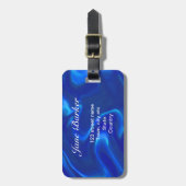 エンボス金ゴールドドラゴン ラゲッジタグ (正面縦)