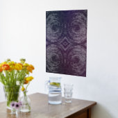 エンボス銀箔プリント 箔ポスター (レイダウン (キッチン))