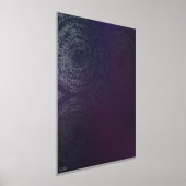 エンボス銀箔プリント 箔ポスター (レイダウン)