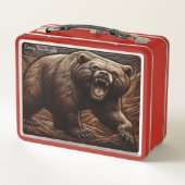 エンボス革のApexプレデター メタルランチボックス (裏面)