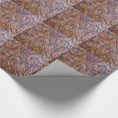 エンボス革デザイン ラッピングペーパー (角)