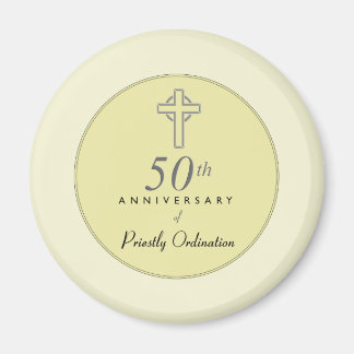 エンボス・クロス神父50周年 マグネット