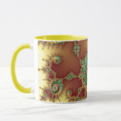 エンボス-フラクタルのマグ マグカップ (左)