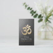 エンボスOMシンボルヨガインストラクターアポイントメント 予約カード (スタンド正面)