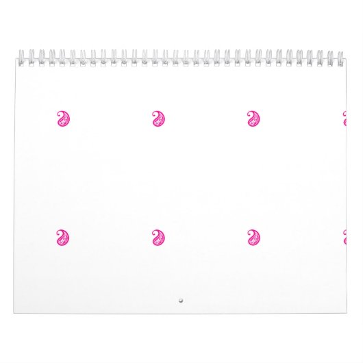 エンボディインのハート記号を特徴とする円形ロゴ カレンダー (カバー)