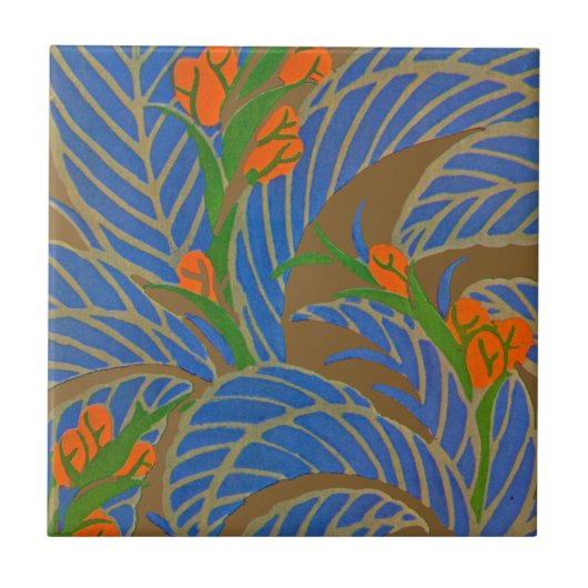 エンポリオ・モッファでのセギーのアールデコ#9 タイル (正面)