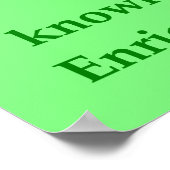 エンリコフェルミ引用文 ポスター (角)