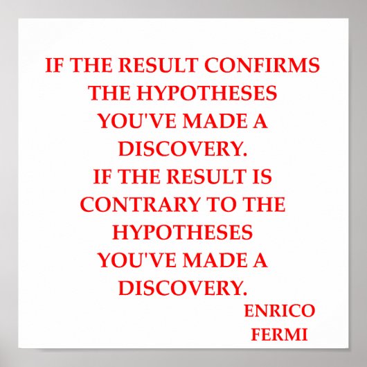 エンリコフェルミ ポスター (正面)