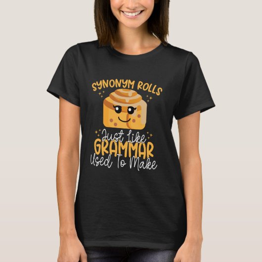 エンリ転がーを作るのに使われる文法と同じ同義語 Tシャツ (正面)