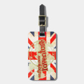 エンルートポアヴェンチャースイギリスフラッグラゲッジタグ ラゲッジタグ (正面縦)