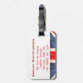 エンルートポアヴェンチャースイギリスフラッグラゲッジタグ ラゲッジタグ (裏面縦)