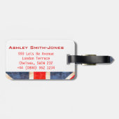 エンルートポアヴェンチャースイギリスフラッグラゲッジタグ ラゲッジタグ (裏面横)