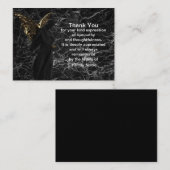 エン白熱［赤熱］光を放つジェルサンキューカード ノートカード (正面/裏面)