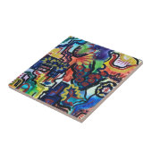 エヴァのガーデンハンド色彩の鮮やかアモダンート タイル (側面)