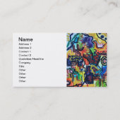 エヴァのガーデンハンド色彩の鮮やかアモダンート 名刺 (正面)