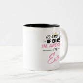 エヴァもちろん私は素晴らしノベルティ ツートーンマグカップ (正面右)